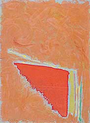 #305 ~ Christensen - Untitled - Tangerine Triangle