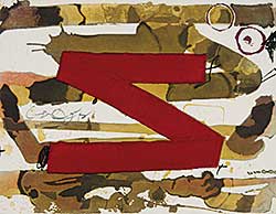 #329 ~ Tapies - Untitled - Z  #H.C.