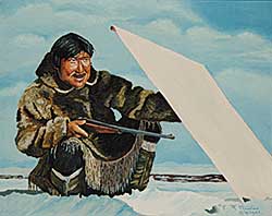 #132 ~ Thrasher - Untitled - Inuit Hunter at the Blind
