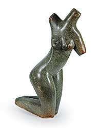#462 ~ Tandi - Untitled - Green Nude Female Figure