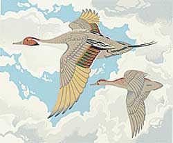 #1032 ~ Casson - Untitled - Flying Geese