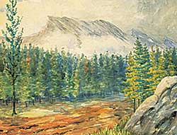 #1055 ~ Chesterton - Mountains at Banff
