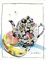 #23 ~ Cormack - Teapot with Banana