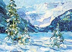 #417 ~ Cameron - Fresh Snow - Lake Louise