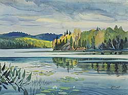 #1056 ~ Coucill - Untitled - Stormy Cottage Country