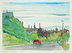 #1351 ~ Turner - Edinburgh, The Mound