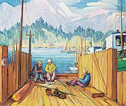 #129 ~ Thornton - Untitled - Coastal Fishermen
