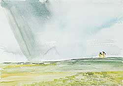 #1381 ~ Turner - Untitled - Rain on the Prairies