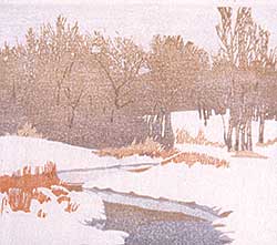 #242 ~ Phillips - The Stream in Winter [Open Water]