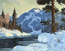 #56 ~ Gissing - Untitled - Winter Mountain Landscape