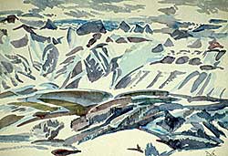 #125 ~ Kerr - Untitled - Mountain Landscape