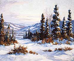 #67 ~ Gissing - Untitled - Winter Landscape, Ghost River