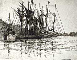 #7 ~ Armington - Sail Boats at Stockholm - 1st state 1st print