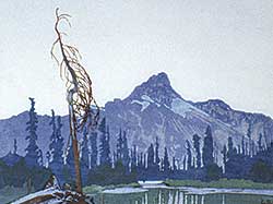 #243 ~ Phillips - Mount Cathedral from Lake O'Hara, British Columbia  #152