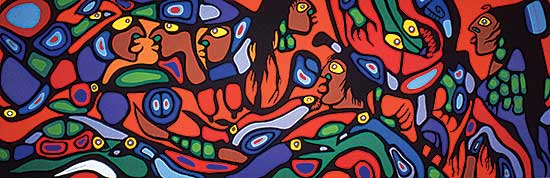 #240 ~ Morrisseau - Some of My Friends  #A.P.