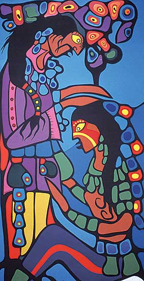 #241 ~ Morrisseau - The Blessing  #6/82