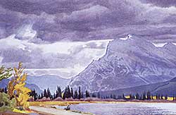 #259 ~ Phillips - Untitled - Vermilion Lake and Mount Rundle