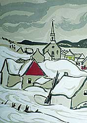 #443 ~ Jackson - Untitled - Quebec Winter Scene