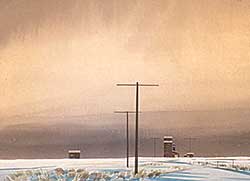 #109 ~ Hurley - Untitled - Prairie Winter Scene