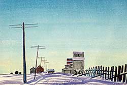 #241 ~ Hurley - Untitled - Saskatchewan Winter Scene