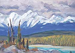 #562 ~ Turner - Untitled - Mountain Landscape