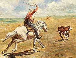 #51 ~ Fried - Untitled - Calf Roping