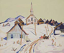 #251 ~ Jackson - Untitled - Winter Village