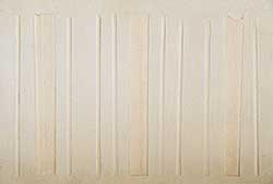#19 ~ Bloore - Untitled - White Vertical Stripes on White
