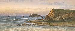 #305 ~ Vernon - Untitled - Sailing Boats on a Rocky Coast