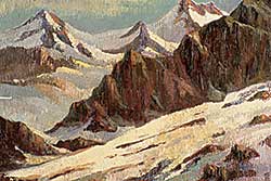 #423 ~ Garner - Untitled - Mountain Glaciers