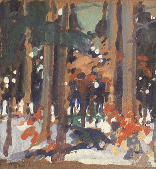 #109 ~ Johnston - Untitled - Winter Algoma Woods