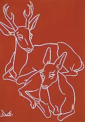 #450 ~ Kerr - Mule Deer  #A.P.