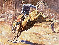 #63 ~ Fried - Untitled - Saddle Bronc Rider