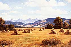 #68 ~ Gissing - Untitled - Stooks and Foothills