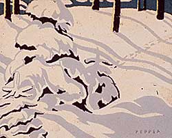 #437 ~ Pepper - Untitled - Snow Trail