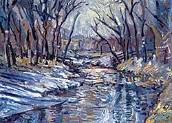 #494 ~ Rigaux - Untitled - Elbow River in Winter