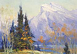 #47 ~ de Grandmaison - Untitled - Mount Rundle and Vermillion Lake
