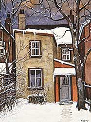 #61 ~ Kasyn - Back Yard in Winter, Near Shaw Street, Toronto