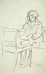 #486 ~ Greene - Untitled - Seated Woman
