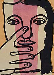 #508 ~ Leger - Untitled - Face