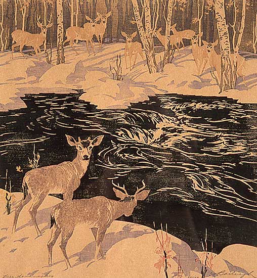 #413 ~ Barleigh - Deer, Kananaskis  #34/100