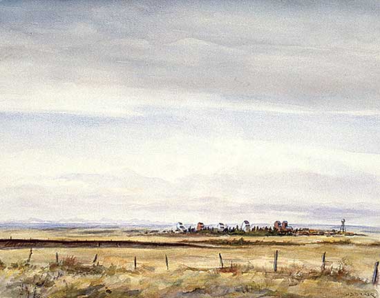#585 ~ Turner - Untitled - Small Town, Southern Alberta