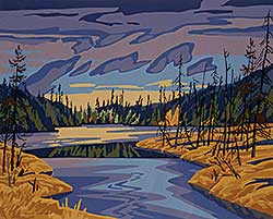 #460 ~ Gauthier - Untitled - River in Forest  #240/250