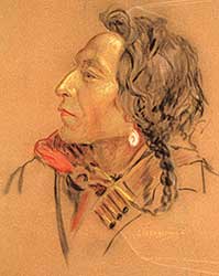 #43 ~ de Grandmaison - Untitled - Portrait of a Native