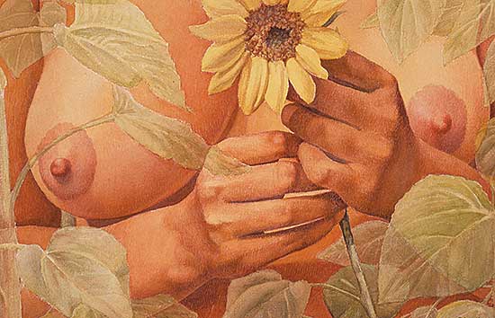 #95 ~ Lindner - Holding a Sunflower