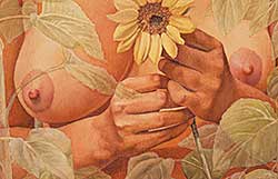 #95 ~ Lindner - Holding a Sunflower