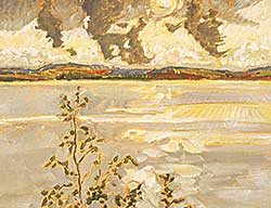 #88 ~ McInnis - Dog Clouds and Sun, Sylvan Lake