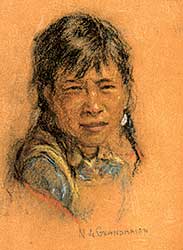 #24 ~ de Grandmaison - Untitled - Indian Child