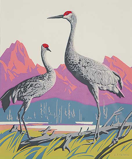 #322 ~ Casson - Untitled - Cranes