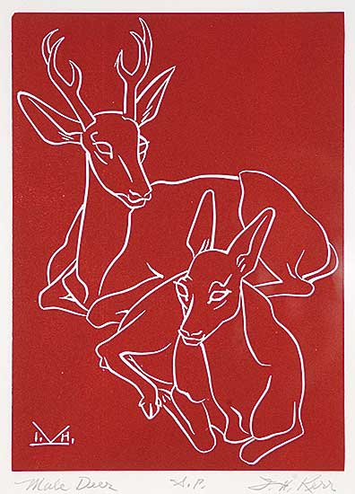 #377 ~ Kerr - Mule Deer  #A.P.